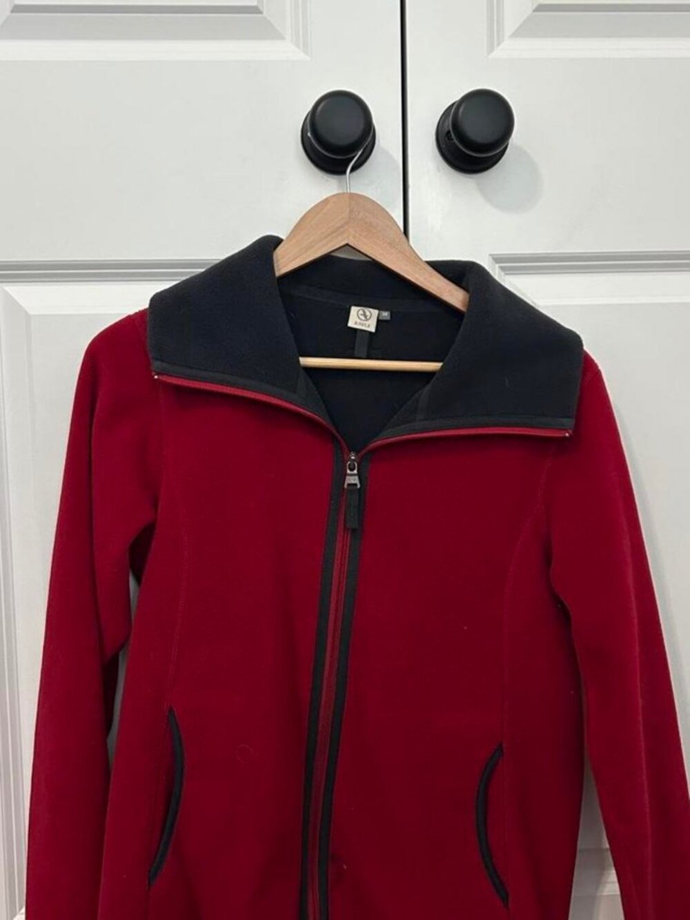 Aigle Women's Red and Burgundy Jacket